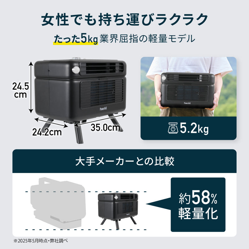 PowerArQ Point Cooler ポイントクーラー ポータブルクーラー ポータブルエアコン