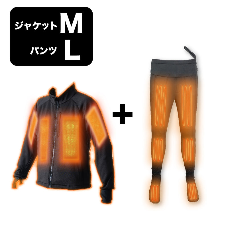 PowerArQ Voltera Jacket 電熱ジャケット + Voltera Pants 電熱パンツ セット販売