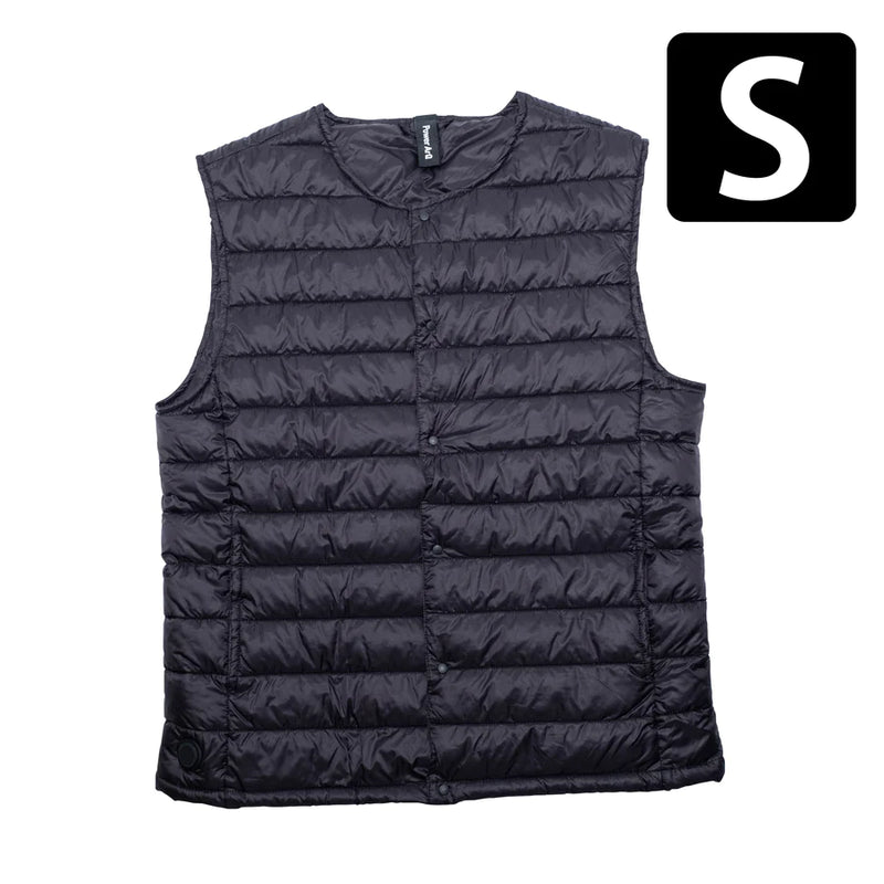 【整備済み】PowerArQ Electric Heating Vest 電熱ベスト 洗える ブラック Sサイズ