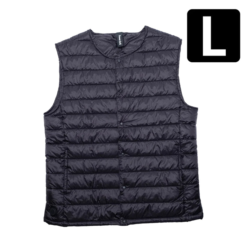 【整備済み】PowerArQ Electric Heating Vest 電熱ベスト 洗える ブラック Lサイズ
