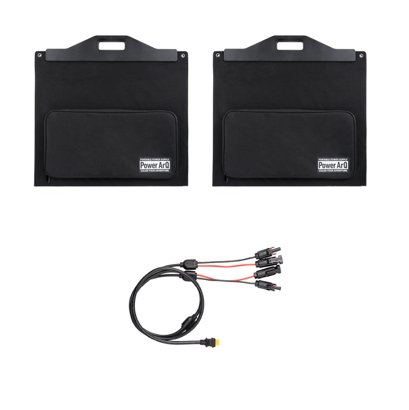PowerArQ Solar 120W ソーラーパネル 折りたたみ式