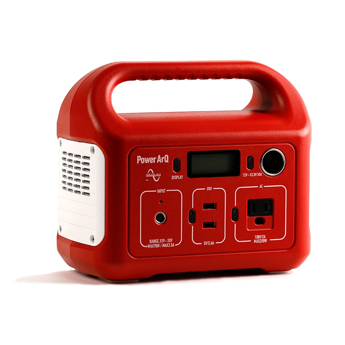 高品質の人気 整備済み】PowerArQ Smart 346Wh ポータブル電源 レッド mini 発電機