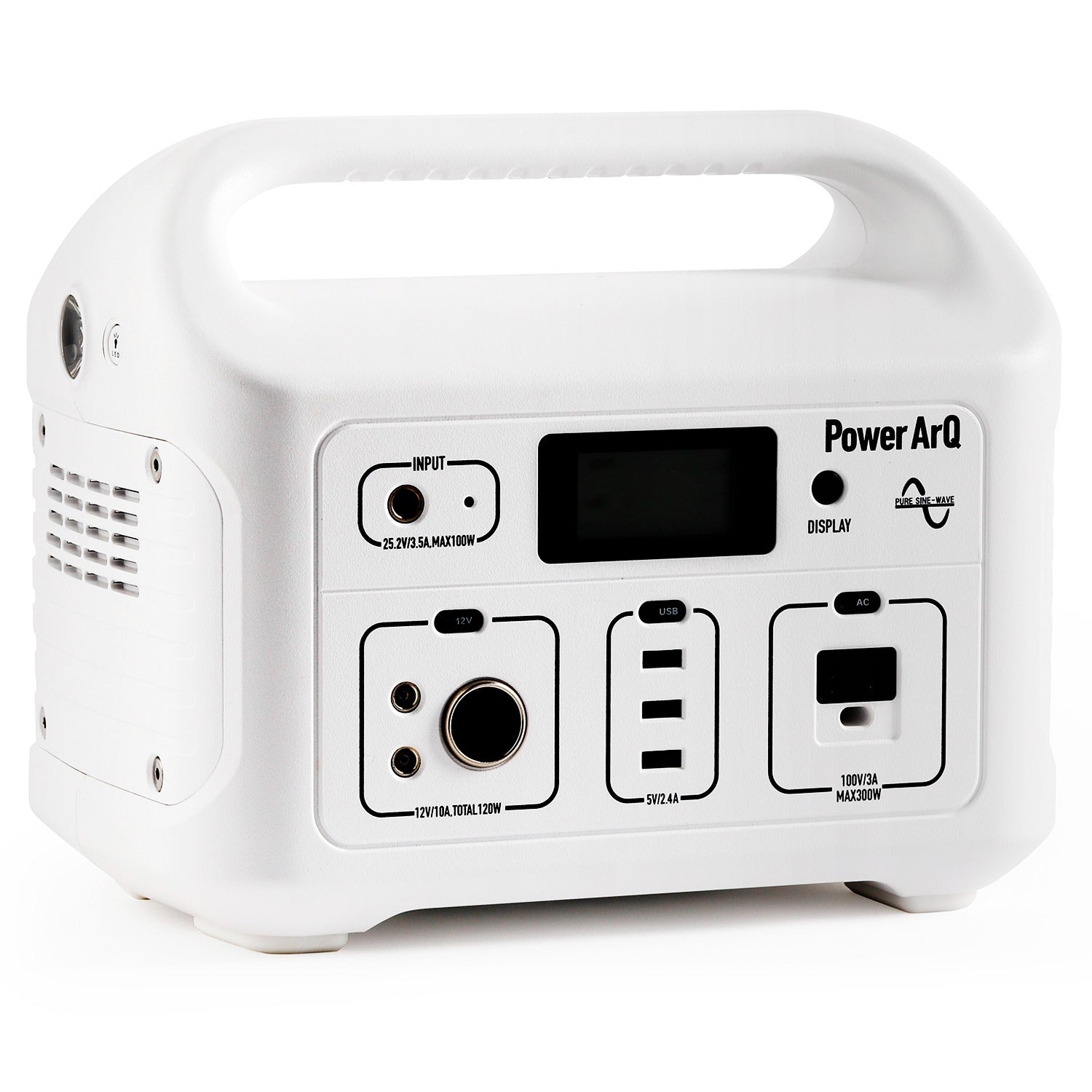 【整備済み】PowerArQ ポータブル電源 ホワイト 626Wh Smart Tap