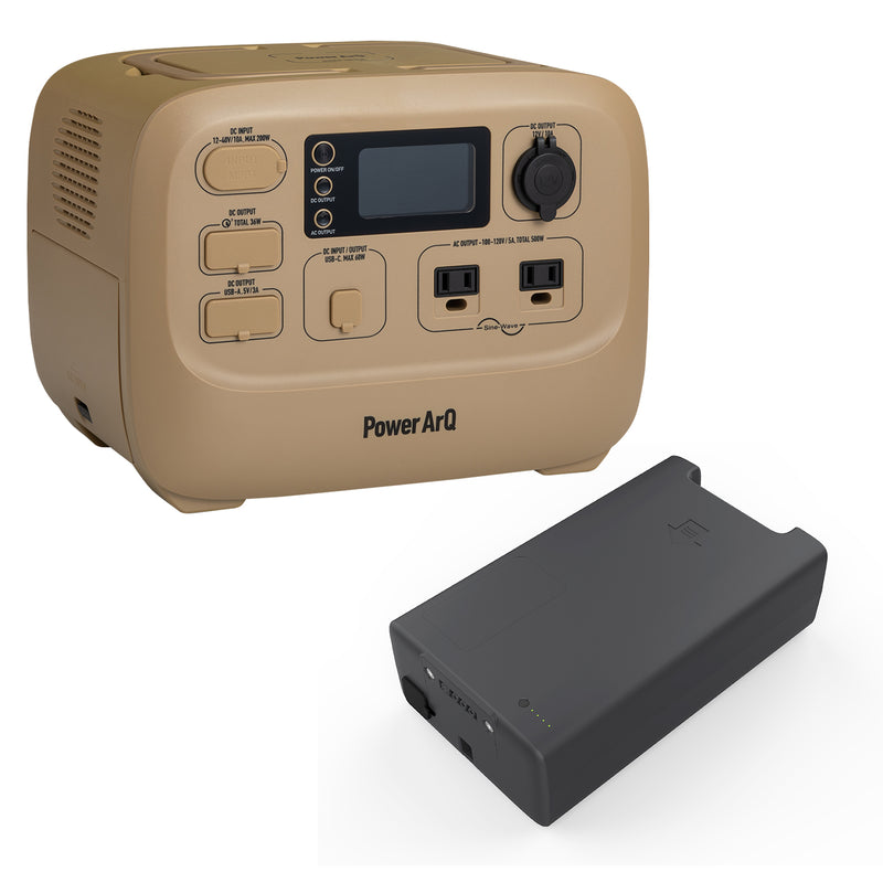 特別販売ページ用）PowerArQ 3 バッテリーセット 1110Wh（555Wh + 555Wh）