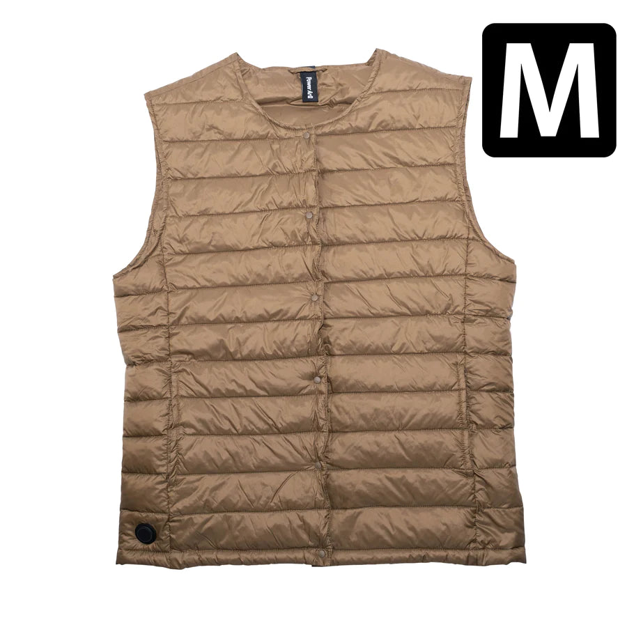 【セット販売】PowerArQ Electric Heating Vest 電熱ベスト モバイルバッテリー セット【S / M / L サイズ /  メンズ / レディース 】